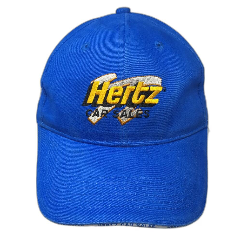 AMP Hertz Car Sales Logo Blue One Size Baseball Cap Strapback American Flag Hat